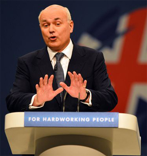 Iain Duncan Smith MP, Secretary of State at the Department for Work and Pensions from 2010